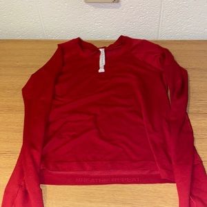 Red Lululemon Long Sleeve